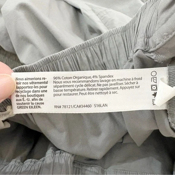 Eileen Fisher Organic Cotton Blend Capri Pants - Picture 8 of 11